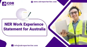 NER Work Experience Statement for Australia