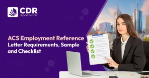 acs employment reference letter