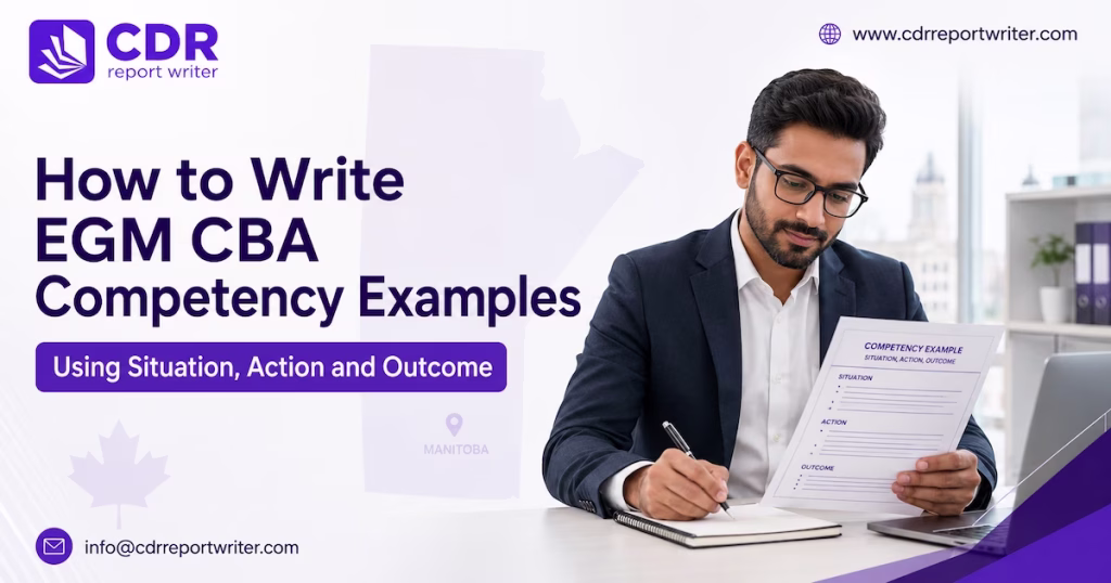 How to Write EGM CBA Competency Examples Using Situation, Action and Outcome